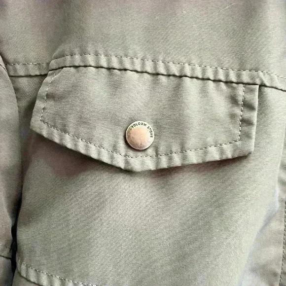 Volcom Kids Army Green Field Jacket - Picture 3 of 6